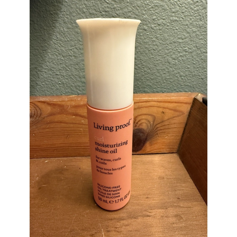 Living Proof Curl Moisturizing Shine Oil,Silicone-Free Oil Treatment, 50ml/1.7oz
